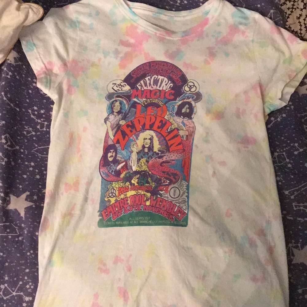 Led Zeppelin the dye t shirt